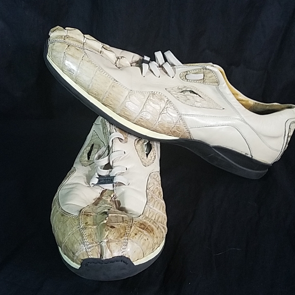 Fennix Italy Luxury Gator Shoes sz 13 Hornback - Picture 3 of 8